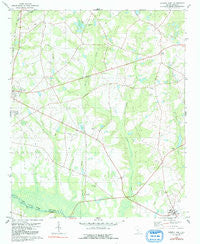 Norway East South Carolina Historical topographic map, 1:24000 scale, 7.5 X 7.5 Minute, Year 1979