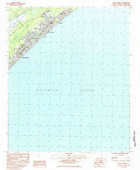 Ocean Forest South Carolina Historical topographic map, 1:24000 scale, 7.5 X 7.5 Minute, Year 1984