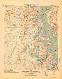 Okatie South Carolina Historical topographic map, 1:62500 scale, 15 X 15 Minute, Year 1920