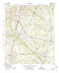 Olar South Carolina Historical topographic map, 1:62500 scale, 15 X 15 Minute, Year 1943