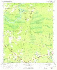 Olin South Carolina Historical topographic map, 1:24000 scale, 7.5 X 7.5 Minute, Year 1943
