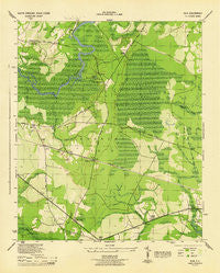 Olin South Carolina Historical topographic map, 1:31680 scale, 7.5 X 7.5 Minute, Year 1943