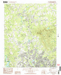 Paris Mountain South Carolina Historical topographic map, 1:24000 scale, 7.5 X 7.5 Minute, Year 1983