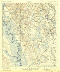 Peeples South Carolina Historical topographic map, 1:62500 scale, 15 X 15 Minute, Year 1920