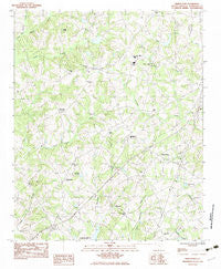 Piercetown South Carolina Historical topographic map, 1:24000 scale, 7.5 X 7.5 Minute, Year 1983