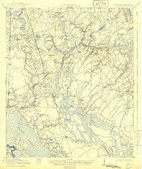 Pineland South Carolina Historical topographic map, 1:62500 scale, 15 X 15 Minute, Year 1919