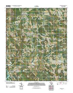 Pinewood South Carolina Historical topographic map, 1:24000 scale, 7.5 X 7.5 Minute, Year 2011