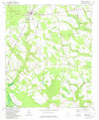 Pinewood South Carolina Historical topographic map, 1:24000 scale, 7.5 X 7.5 Minute, Year 1980