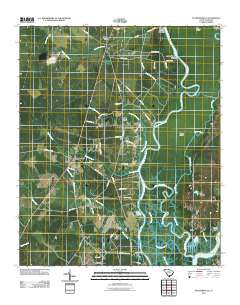 Plantersville South Carolina Historical topographic map, 1:24000 scale, 7.5 X 7.5 Minute, Year 2011