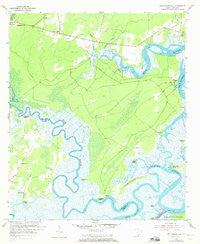 Pritchardville South Carolina Historical topographic map, 1:24000 scale, 7.5 X 7.5 Minute, Year 1955