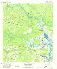 Ravenel South Carolina Historical topographic map, 1:24000 scale, 7.5 X 7.5 Minute, Year 1960