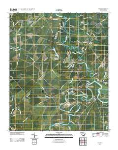 Rhems South Carolina Historical topographic map, 1:24000 scale, 7.5 X 7.5 Minute, Year 2011