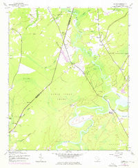 Rhems South Carolina Historical topographic map, 1:24000 scale, 7.5 X 7.5 Minute, Year 1943