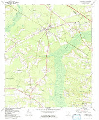 Ridgeville South Carolina Historical topographic map, 1:24000 scale, 7.5 X 7.5 Minute, Year 1979