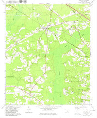Ridgeville South Carolina Historical topographic map, 1:24000 scale, 7.5 X 7.5 Minute, Year 1979