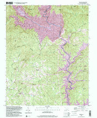 Salem South Carolina Historical topographic map, 1:24000 scale, 7.5 X 7.5 Minute, Year 1996