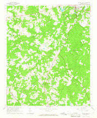 Saluda South South Carolina Historical topographic map, 1:24000 scale, 7.5 X 7.5 Minute, Year 1964