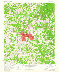 Seneca South Carolina Historical topographic map, 1:24000 scale, 7.5 X 7.5 Minute, Year 1958