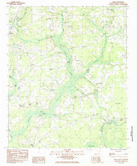 Shell South Carolina Historical topographic map, 1:24000 scale, 7.5 X 7.5 Minute, Year 1984