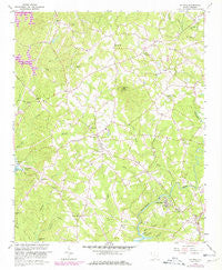 Six Mile South Carolina Historical topographic map, 1:24000 scale, 7.5 X 7.5 Minute, Year 1961