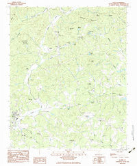 Slater South Carolina Historical topographic map, 1:24000 scale, 7.5 X 7.5 Minute, Year 1983