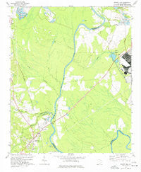 Society Hill South Carolina Historical topographic map, 1:24000 scale, 7.5 X 7.5 Minute, Year 1971