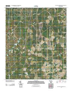 Solomons Crossroads South Carolina Historical topographic map, 1:24000 scale, 7.5 X 7.5 Minute, Year 2011