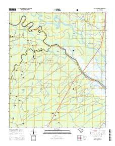 South Santee South Carolina Current topographic map, 1:24000 scale, 7.5 X 7.5 Minute, Year 2014