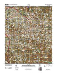 Spartanburg South Carolina Historical topographic map, 1:24000 scale, 7.5 X 7.5 Minute, Year 2011