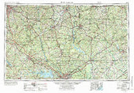 Spartanburg South Carolina Historical topographic map, 1:250000 scale, 1 X 2 Degree, Year 1953
