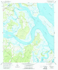 Spring Island South Carolina Historical topographic map, 1:24000 scale, 7.5 X 7.5 Minute, Year 1958