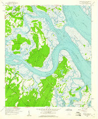 Spring Island South Carolina Historical topographic map, 1:24000 scale, 7.5 X 7.5 Minute, Year 1958