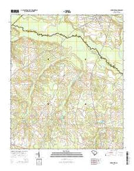 Springfield South Carolina Current topographic map, 1:24000 scale, 7.5 X 7.5 Minute, Year 2014