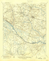 St. George South Carolina Historical topographic map, 1:62500 scale, 15 X 15 Minute, Year 1921