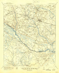 St. George South Carolina Historical topographic map, 1:62500 scale, 15 X 15 Minute, Year 1921