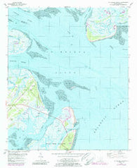 St. Helena Sound South Carolina Historical topographic map, 1:24000 scale, 7.5 X 7.5 Minute, Year 1956