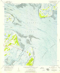 St. Helena Sound South Carolina Historical topographic map, 1:24000 scale, 7.5 X 7.5 Minute, Year 1956