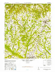 St. Matthews South Carolina Historical topographic map, 1:62500 scale, 15 X 15 Minute, Year 1946
