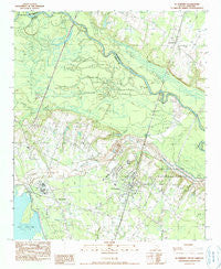 St. Stephen South Carolina Historical topographic map, 1:24000 scale, 7.5 X 7.5 Minute, Year 1990