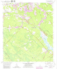 Stallsville South Carolina Historical topographic map, 1:24000 scale, 7.5 X 7.5 Minute, Year 1957