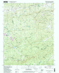 Standingstone Mtn South Carolina Historical topographic map, 1:24000 scale, 7.5 X 7.5 Minute, Year 1997