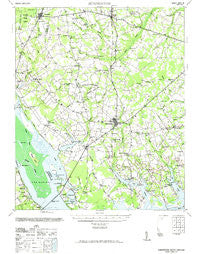 Summerton South Carolina Historical topographic map, 1:62500 scale, 15 X 15 Minute, Year 1971