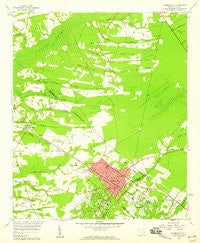 Summerville South Carolina Historical topographic map, 1:24000 scale, 7.5 X 7.5 Minute, Year 1958
