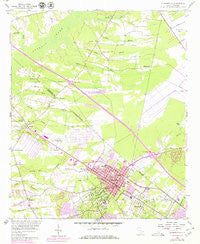 Summerville South Carolina Historical topographic map, 1:24000 scale, 7.5 X 7.5 Minute, Year 1958