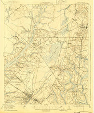 Summerville South Carolina Historical topographic map, 1:62500 scale, 15 X 15 Minute, Year 1920