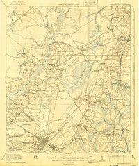 Summerville South Carolina Historical topographic map, 1:62500 scale, 15 X 15 Minute, Year 1920
