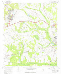 Sumter West South Carolina Historical topographic map, 1:24000 scale, 7.5 X 7.5 Minute, Year 1957