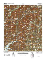 Sunset South Carolina Historical topographic map, 1:24000 scale, 7.5 X 7.5 Minute, Year 2011
