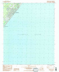 Surfside Beach South Carolina Historical topographic map, 1:24000 scale, 7.5 X 7.5 Minute, Year 1984