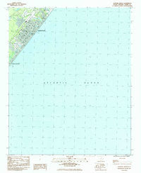 Surfside Beach South Carolina Historical topographic map, 1:24000 scale, 7.5 X 7.5 Minute, Year 1984